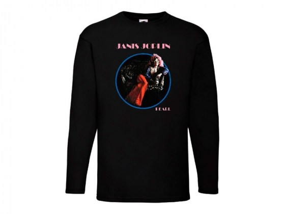 Camiseta Janis Joplin Manga Larga